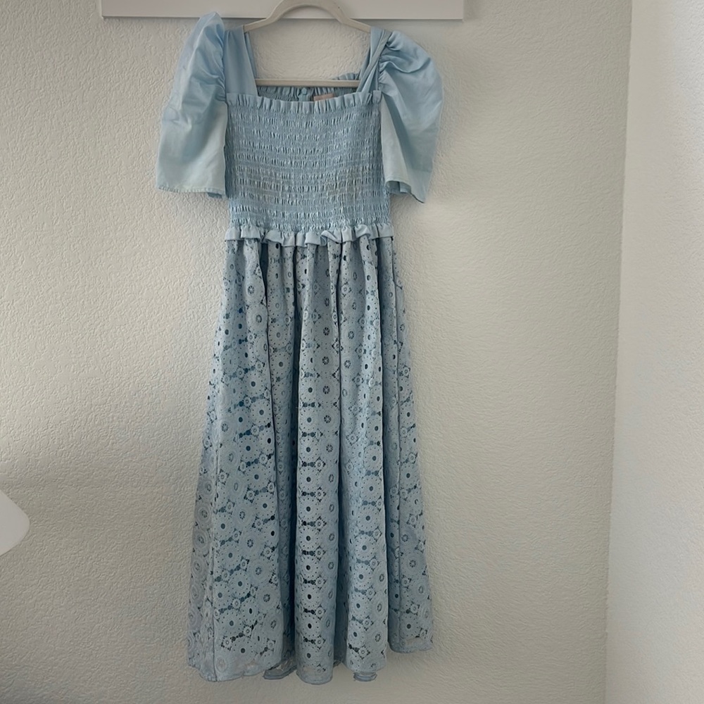 Baby Blue RP Rachel Parcell Midi dress